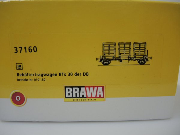 DB Behältertragwagen BTs 30 010 150 Brawa 1:45