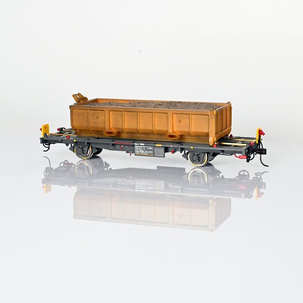 RhB Containertragwagen Lb-v 7885 Bemo 1:45