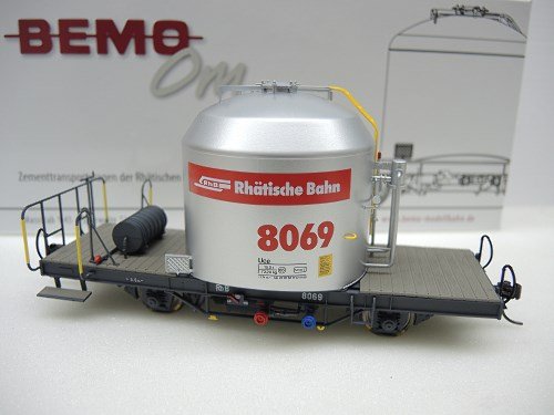RhB Zementsilowagen Uce 8069 Bemo 1:45